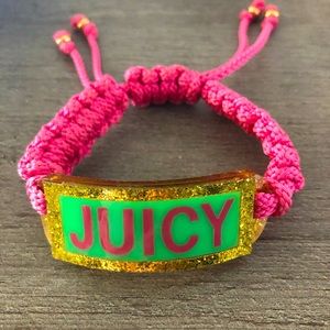 Vintage Juicy Couture Y2K Macramé Bracelet
